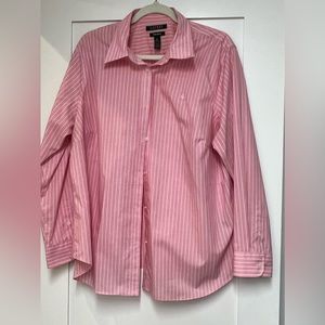 Office striped shirt.  Non iron.  Very good condition- like new